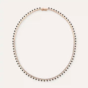 Sun Pırlanta Taşlı ve Siyah Mineli Gerdanlık