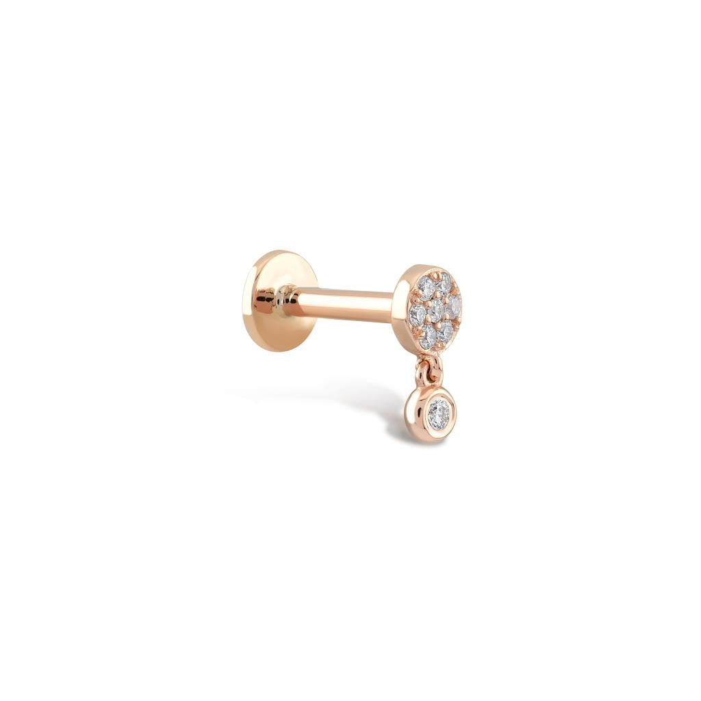 Stone Dangle Diamond Piercing