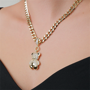 Taşlı 3D Ayıcık Charm