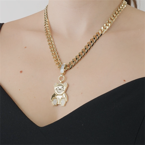 Taşlı Ayıcık Charm