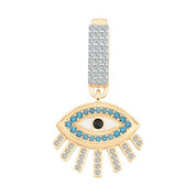 Taşlı Göz 9Mm Bileklik Charm