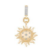 Taşlı Güneş Charm