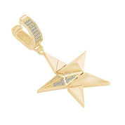 Taşlı Hareketli Yıldız Charm