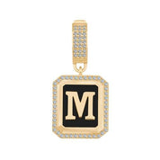 Taşlı Harf Kolye Ucu Charm