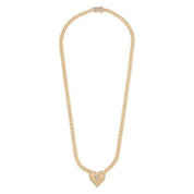 Taşlı Kalp Gurmet Kolye