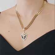 Taşlı Kuzey Yıldızı Kalkan Charm