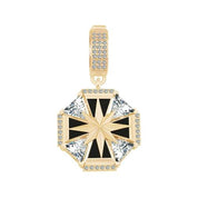 Taşlı Madalyon Charm