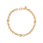 Taşlı Üçlü Şans Bileklik