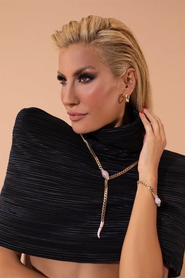 Taşlı Yılan Figürlü Gurmet Set