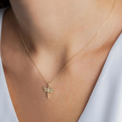 Stone Dragonfly Necklace