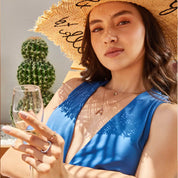 Trine 0.60 CT Multicolor Safir Taşlı Rose Altın Yüzük