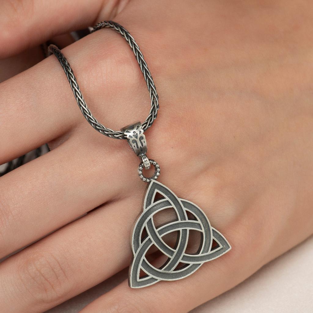 Triquetra Hayat Ağacı Gümüş Kolye - Tufanlar Kuyumculuk