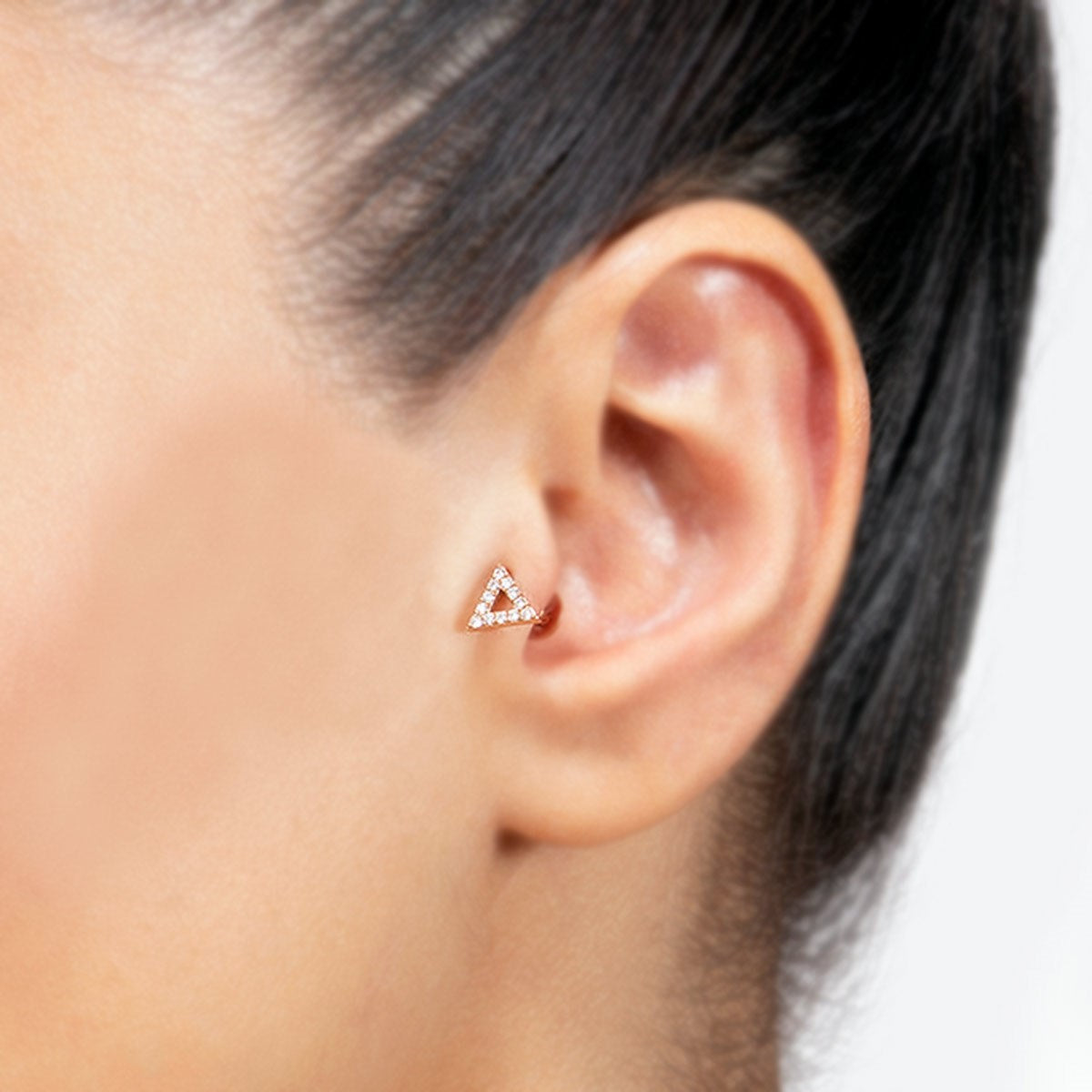 Üçgen Pırlanta Piercing