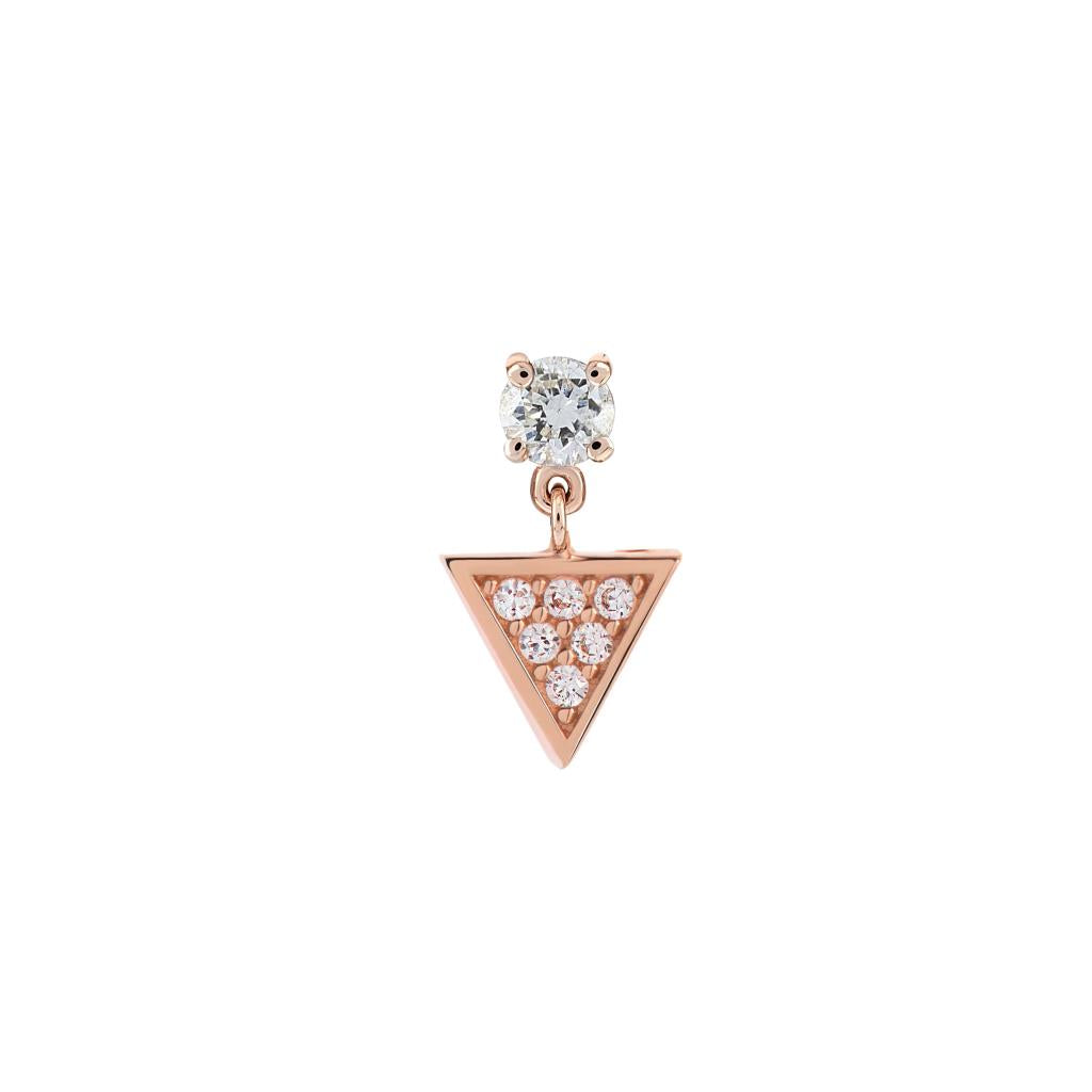 Triangle Dangle Diamond Piercing