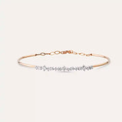 Velora Pırlanta Taşlı Rose Altın Bileklik