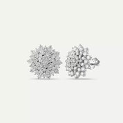 Victoria Pırlanta Taşlı Beyaz Altın Küpe