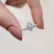 0.60 CT Vintage Lina Tasarım Pırlanta Yüzük