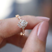 0.60 CT Vintage Lina Pırlanta Yüzük