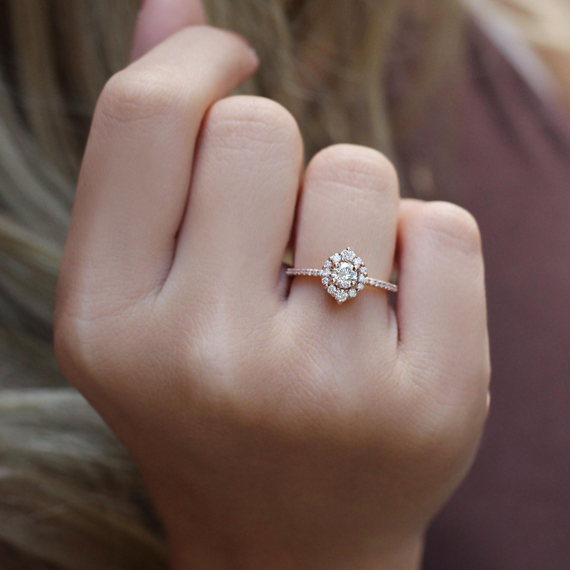 0.70 CT Özel Tasarım Lina Tasarım Pırlanta Yüzük