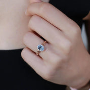 Vintage Alexandrite & Pırlanta Tektaş Yüzük