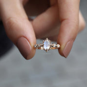 Vintage Aria Aytaşı & Pırlanta Yüzük