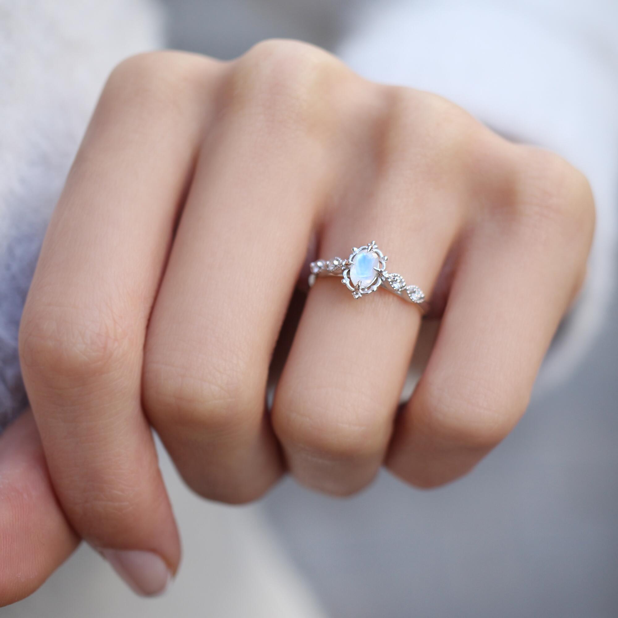 Vintage Aria Aytaşı & Pırlanta Yüzük