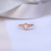 Vintage Aria Aytaşı & Pırlanta Yüzük