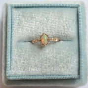 Vintage Aria Opal & Pırlanta Yüzük