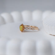 Vintage Aria Opal & Pırlanta Yüzük