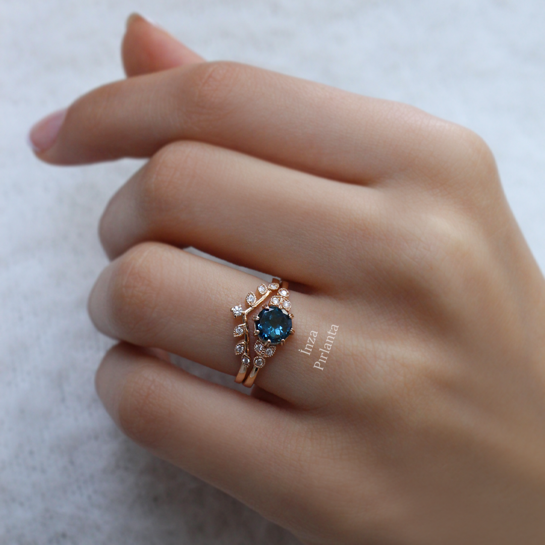 Vintage Dal & Ocean Pırlanta Yüzük