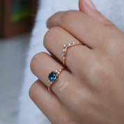 Vintage Dal & Ocean Pırlanta Yüzük