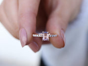 Vintage Morganite & Pırlanta Yüzük