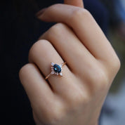 Vintage Selius Pırlanta & London Blue Yüzük