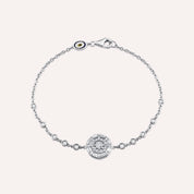 Viva 0.62 CT Elmas ve Pırlanta Taşlı Beyaz Altın Bileklik