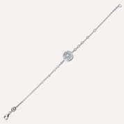 Viva 0.62 CT Elmas ve Pırlanta Taşlı Beyaz Altın Bileklik