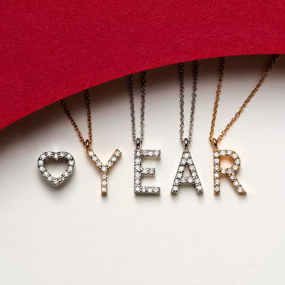 White Heart Pırlanta Taşlı Beyaz Altın Piercing