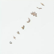 White Cherie Pırlanta Taşlı Mini Tek Küpe