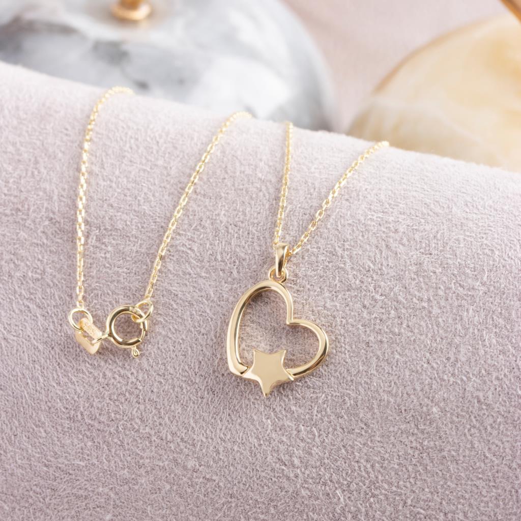 Star Heart Necklace