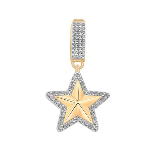 Yıldız Taşlı 9Mm Bileklik Charm