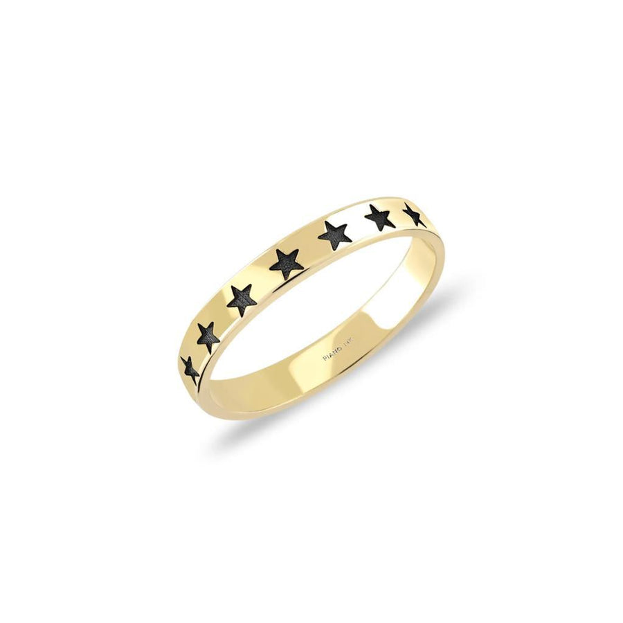 Star Rhythm Gold Ring