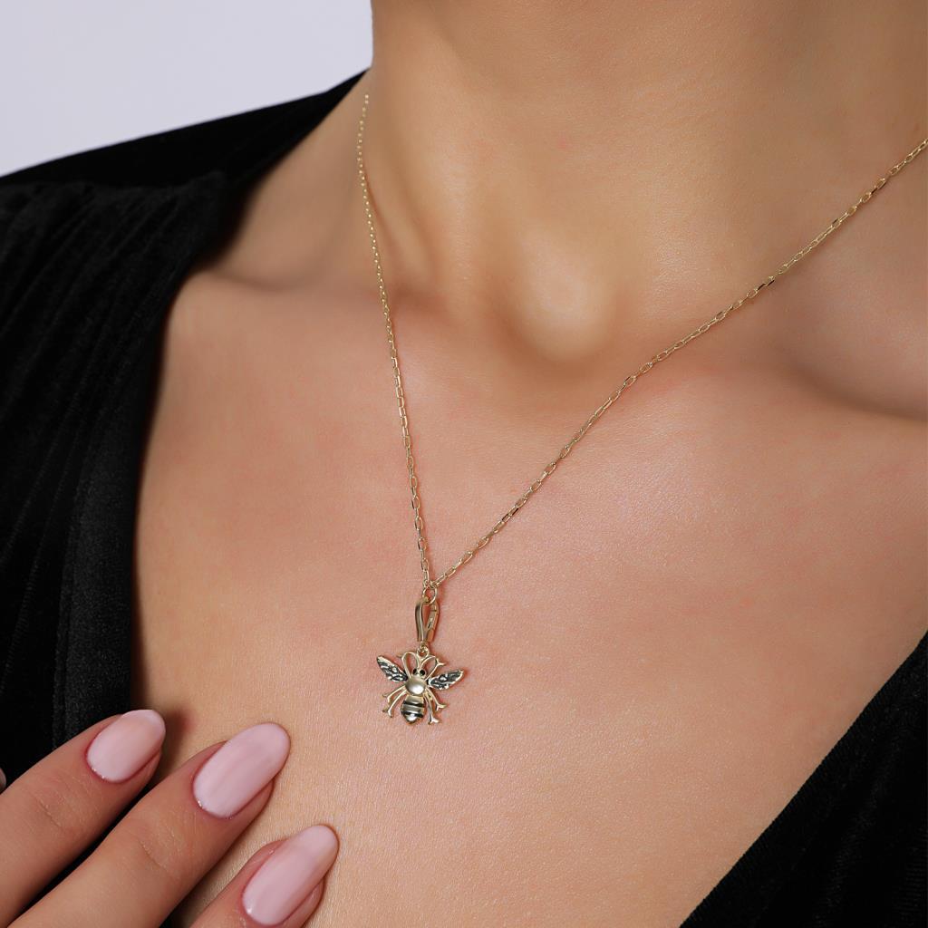 Gold Dragonfly Necklace