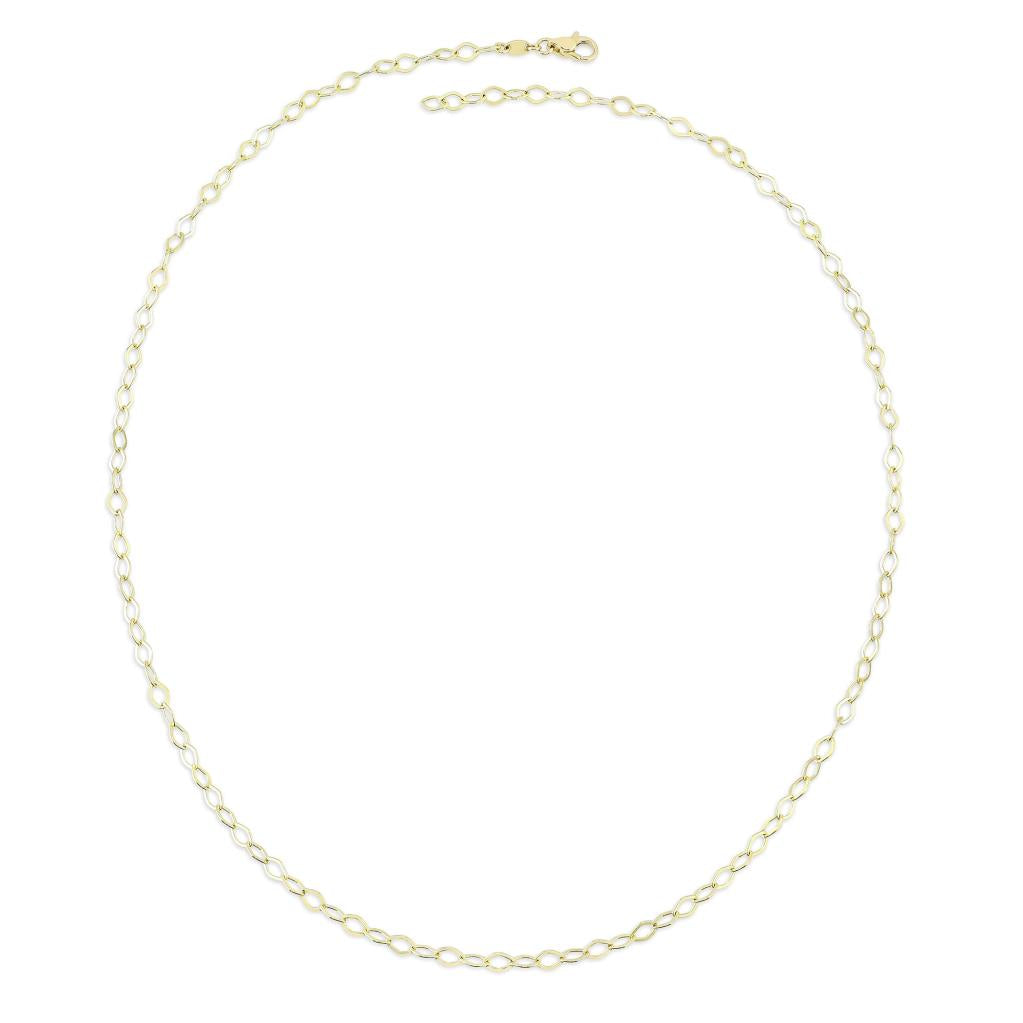 Round Ring Gold Chain