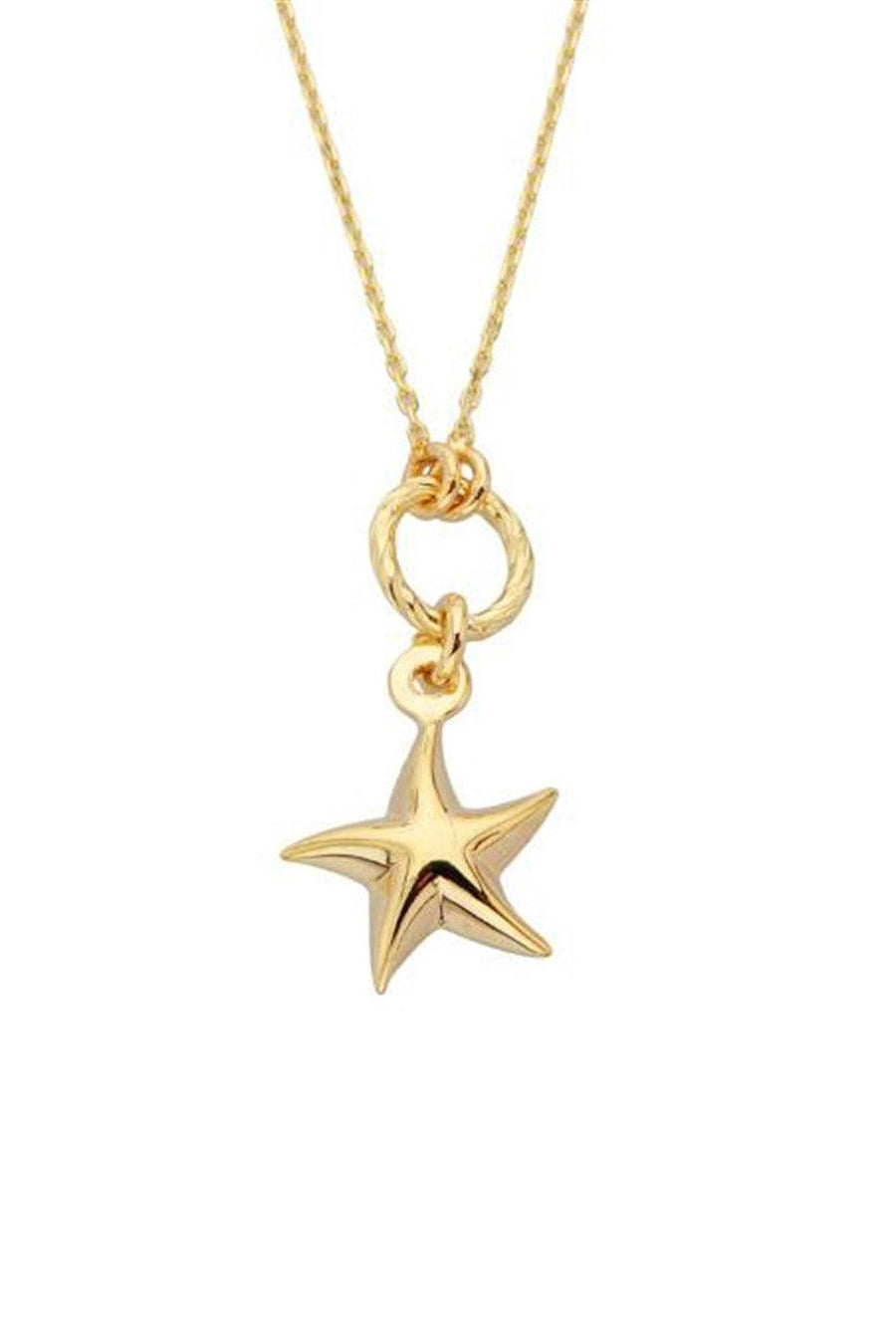 Golden Sea Star Necklace
