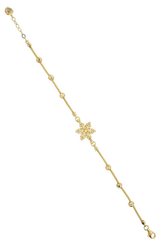 Golden Dorika Collective Snowflake Bracelet