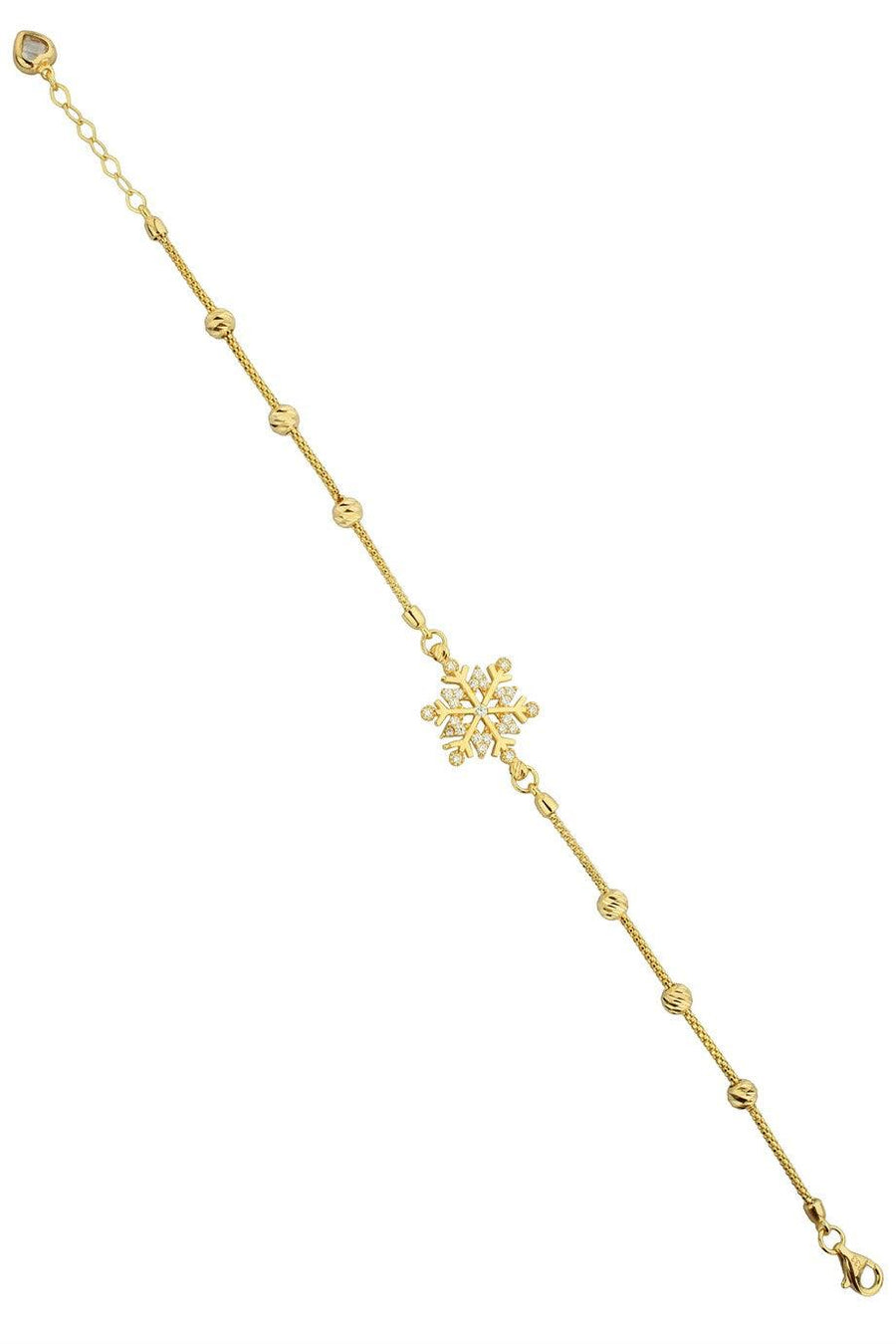 Golden Dorika Collective Snowflake Bracelet