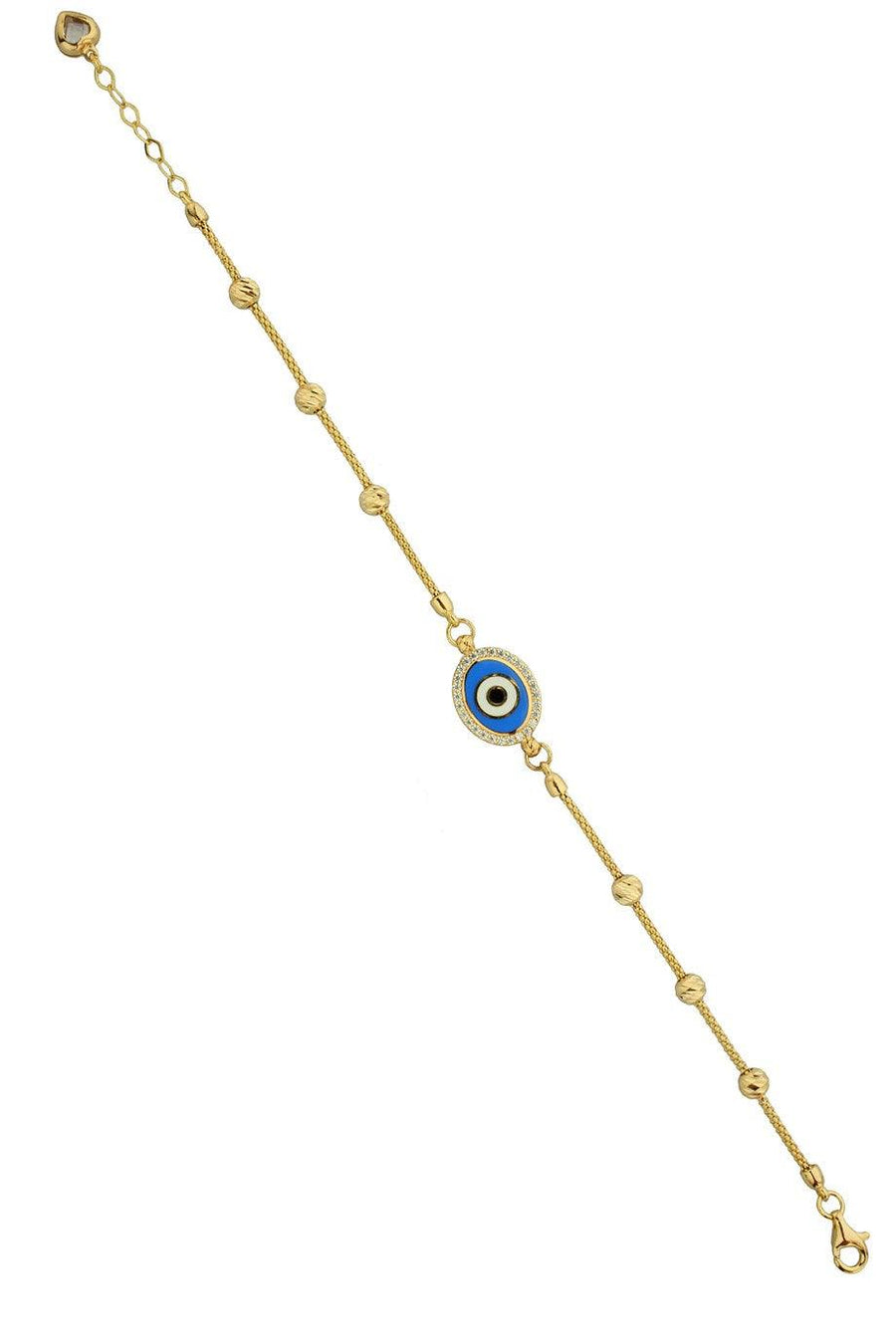 Golden Dorika Bulk Nazar Eye Bracelet