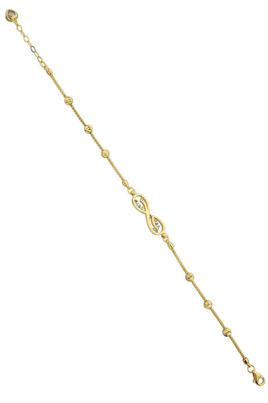 Golden Dorika Collection Eternity Bracelet
