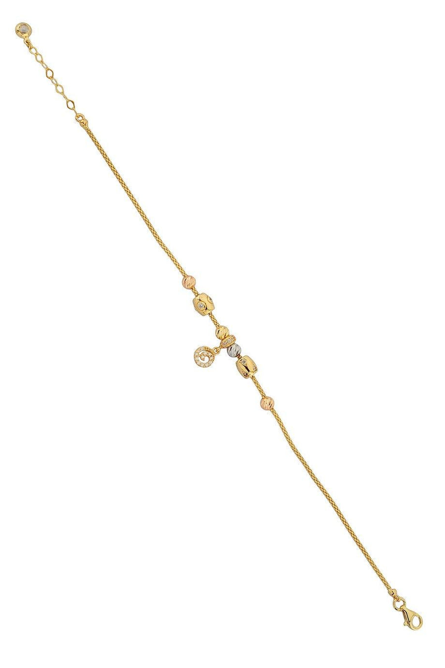 Gold Dorika Bulk Spiral Bracelet