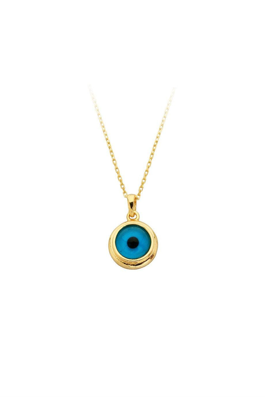 Gold Eye Necklace