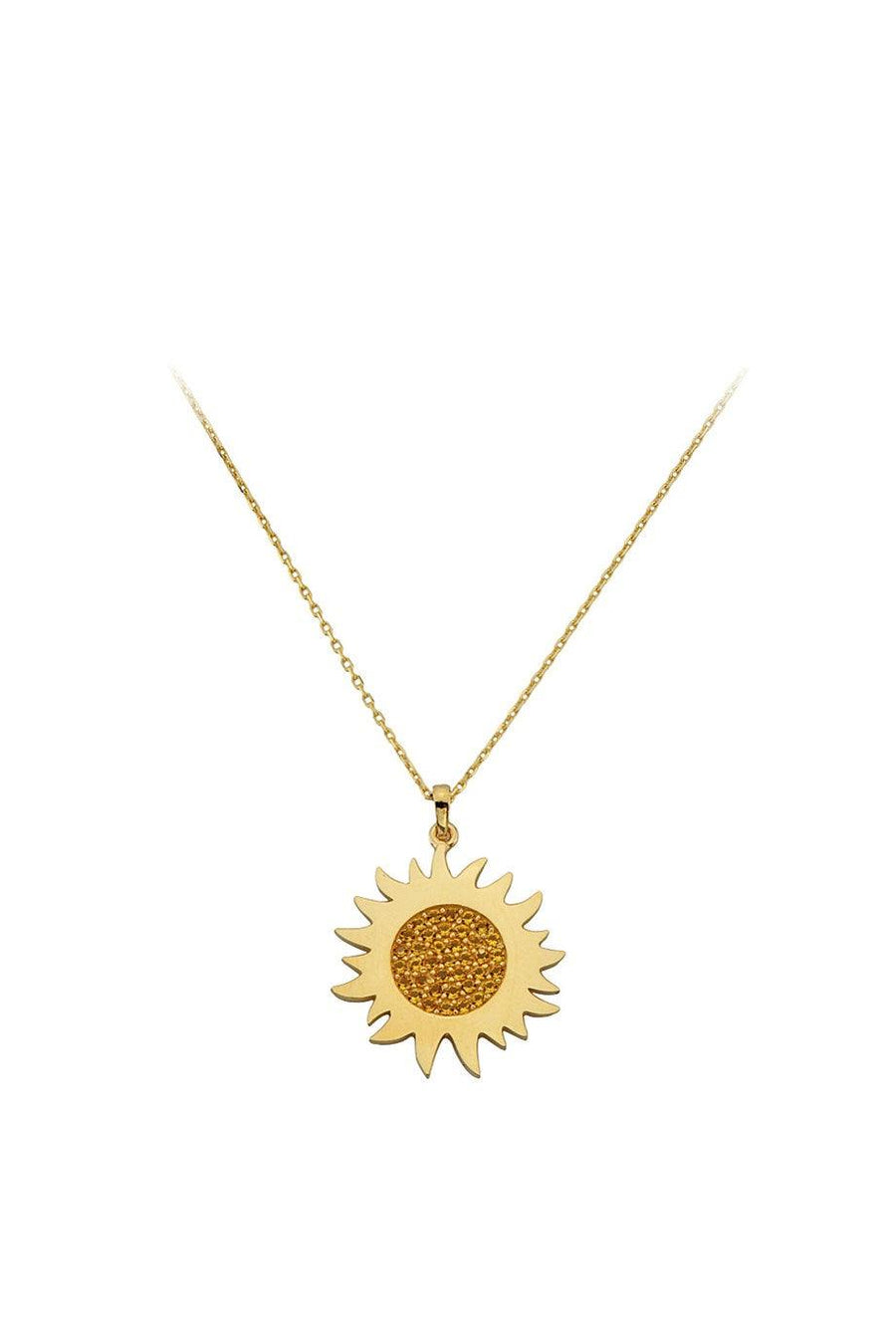 Golden Sun Necklace